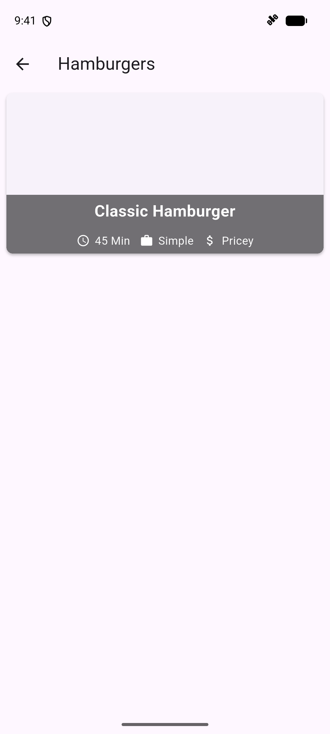 hamburgers Screen